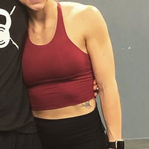 Long line sports bra / crop tank